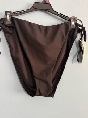 No Boundaries Black Tie-Side Women's Bikini Bottom